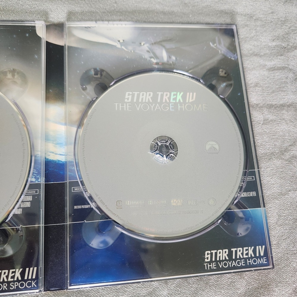 Star Trek Motion Picture Trilogy DVD Set II III IV Wrath of Khan Spock 2009 - Picture 5 of 6
